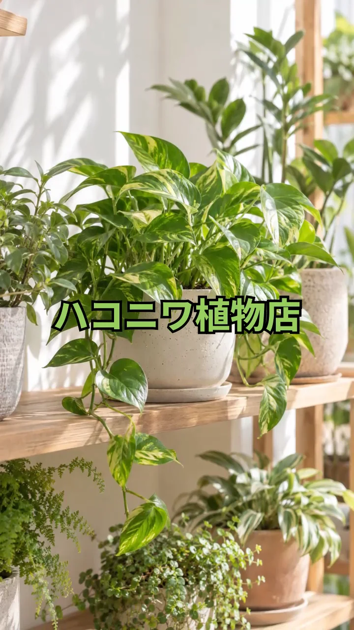 完成動画の最後「ハコニワ植物店」