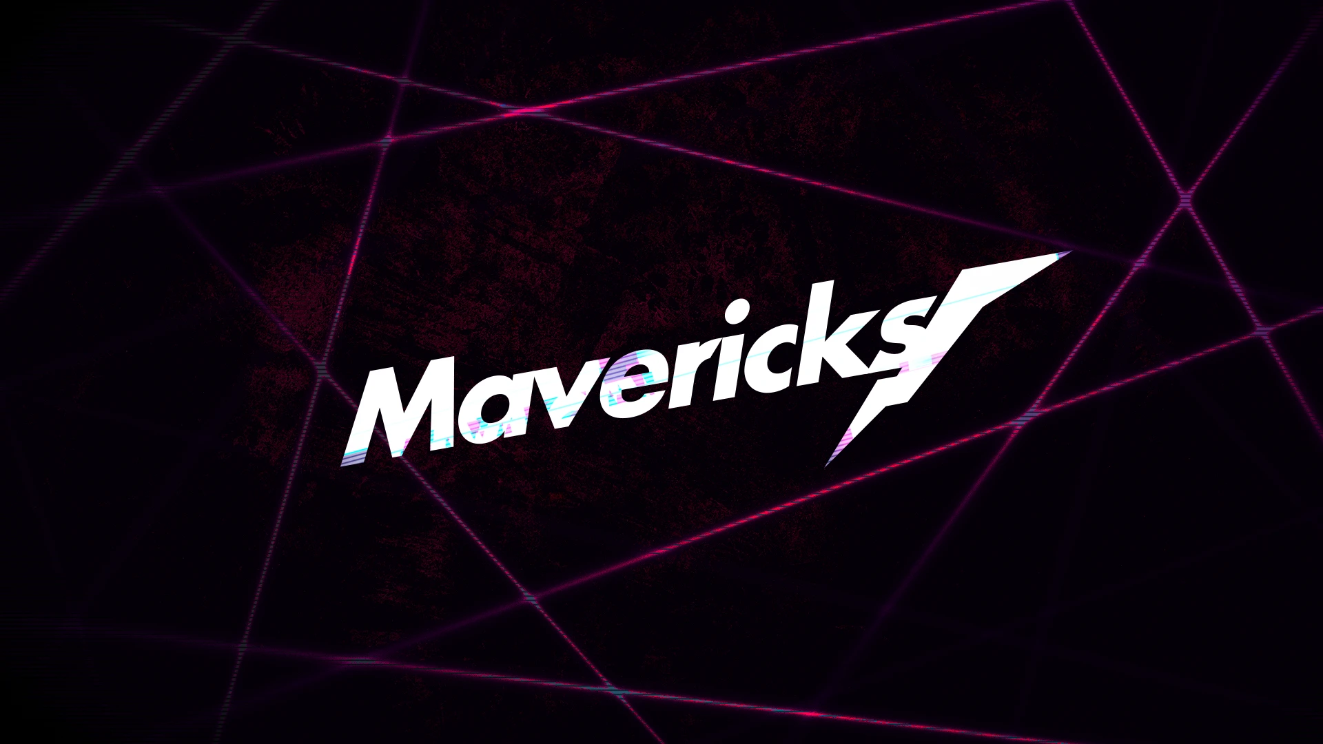 Corporate logo of Mavericks, Inc. on a dark background